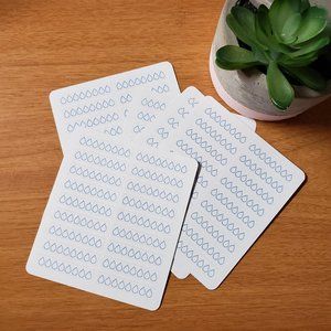 90 Water Tracker Droplet Happy Planner Stickers